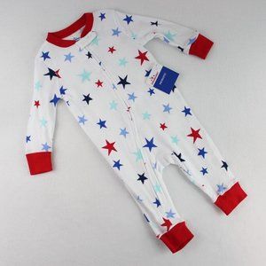 Way to Celebrate Unisex One Piece Americana Sleep & Play Baby Size 3-6 M